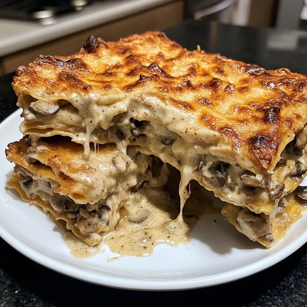 Lasagne mit Pilzen