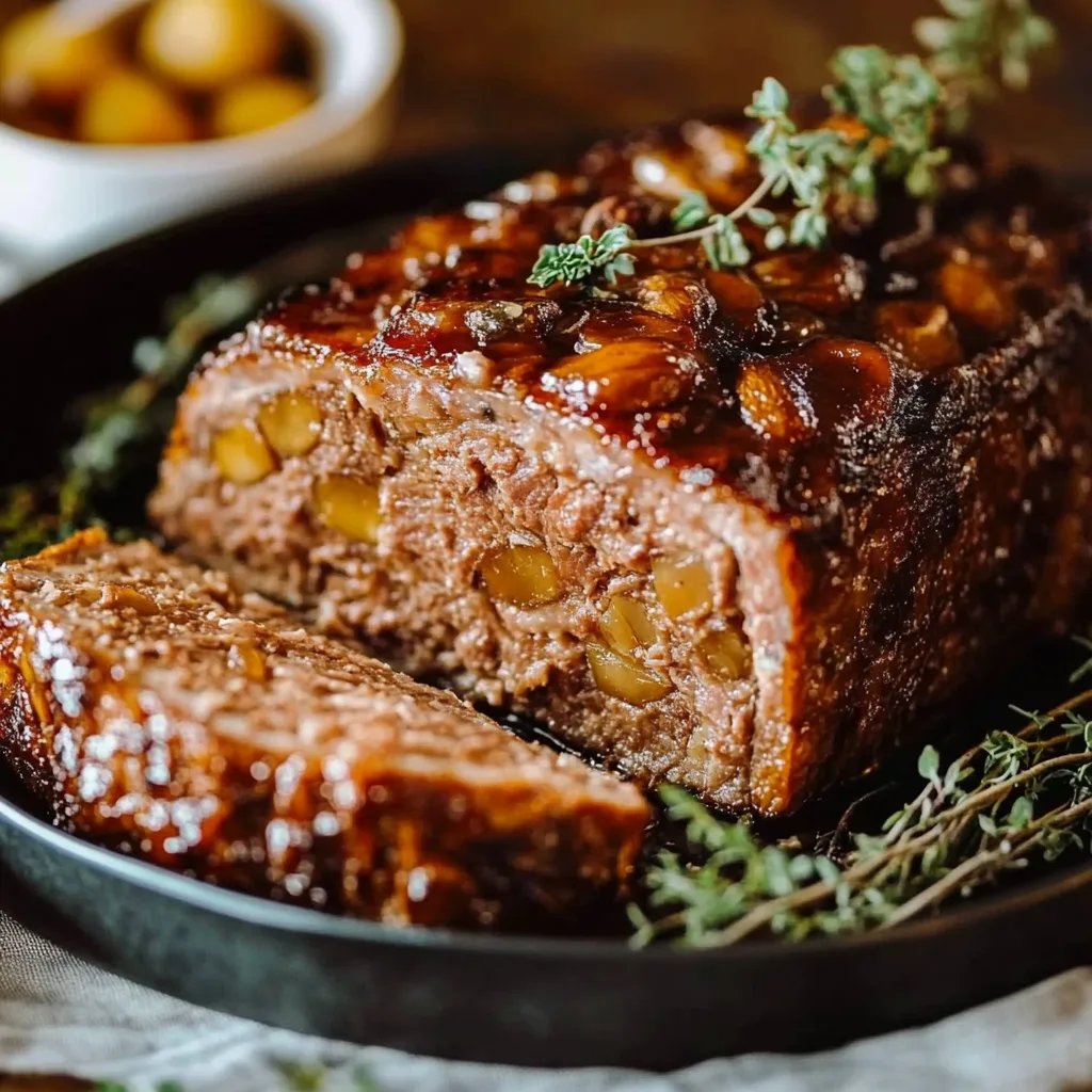 Saftiger Festtagsbraten aus Linsen und Nüssen
