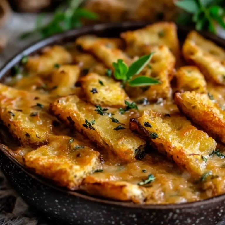 Festliche Weinsuppe mit Käsesternen