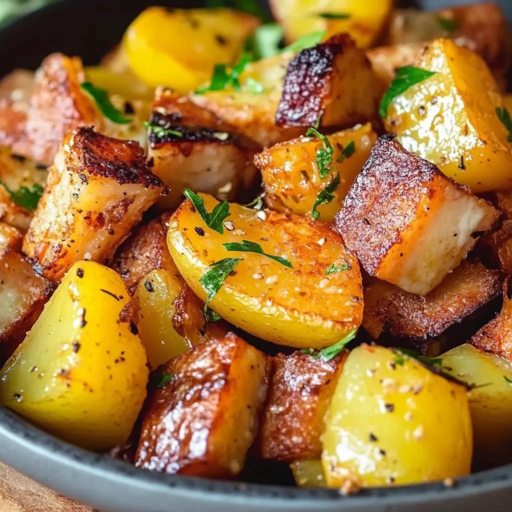 Kartoffel-Leberkäse-Pfanne