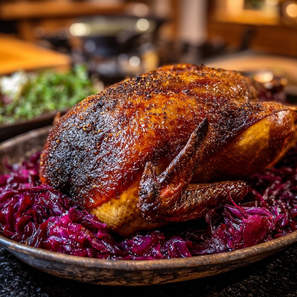 Saisonal & Festlich Weihnachtsgans mit Rotkohl