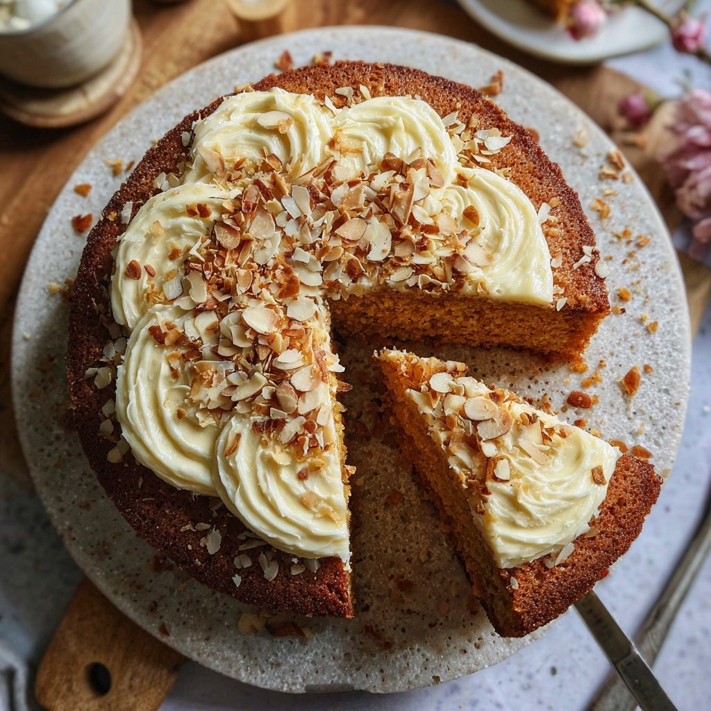 Karottenkuchen Mit Mandel Mehl