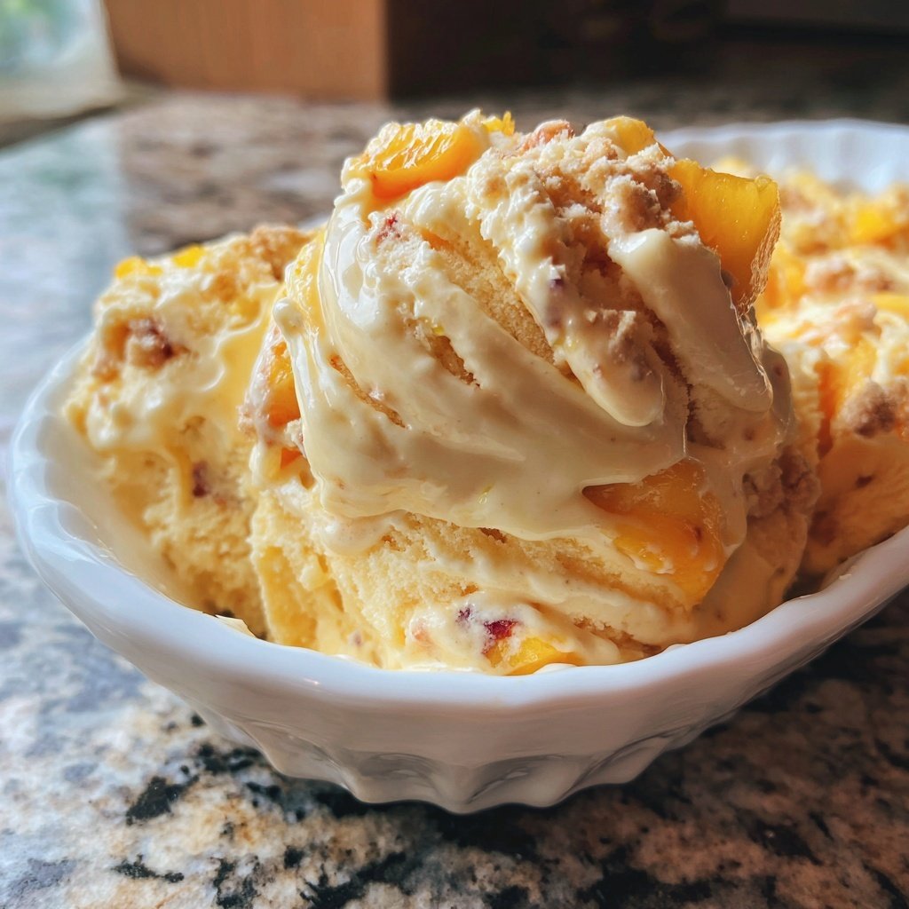 Eis Selber Machen Mit Pfirsich