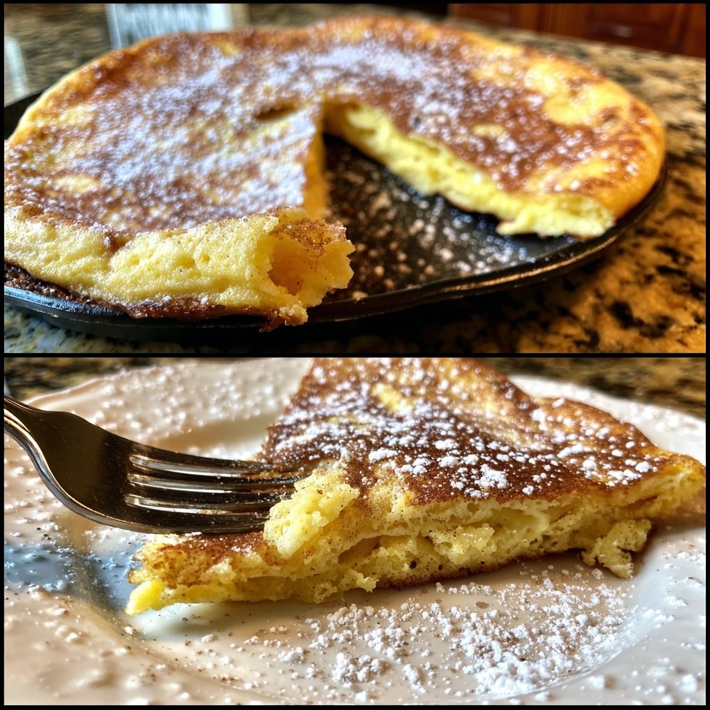 Pfannkuchen mit Zimt und Zucker