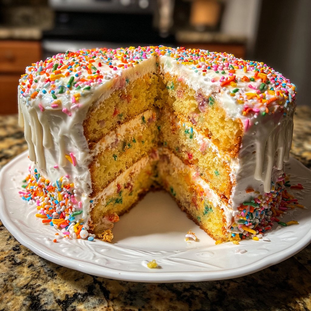 Geburtstagskuchen bunt