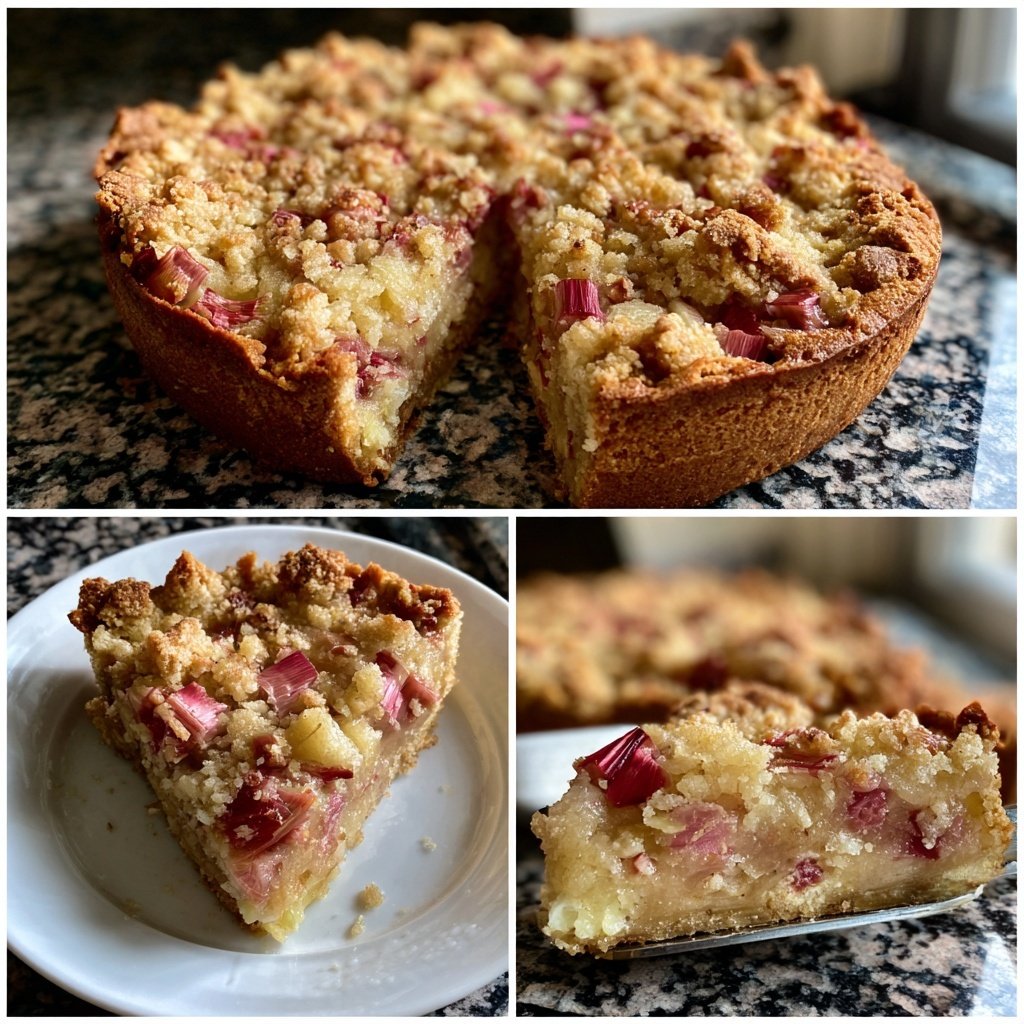 Streuselkuchen Mit Rhabarber