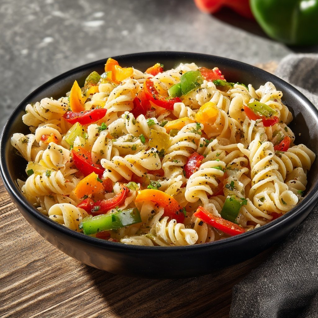 Mediterraner Nudelsalat Mit Sellerie