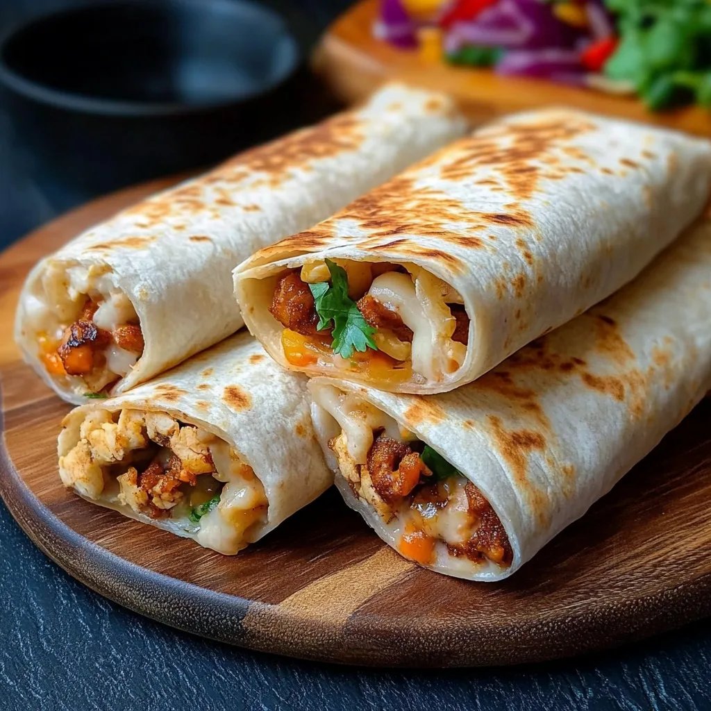 Frühstücks-Burritos mit hohem Proteingehalt