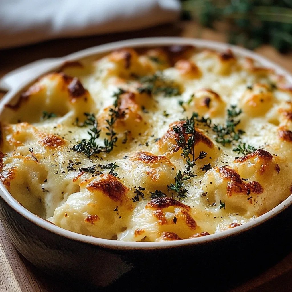 Backofen Blumenkohl mit Käse