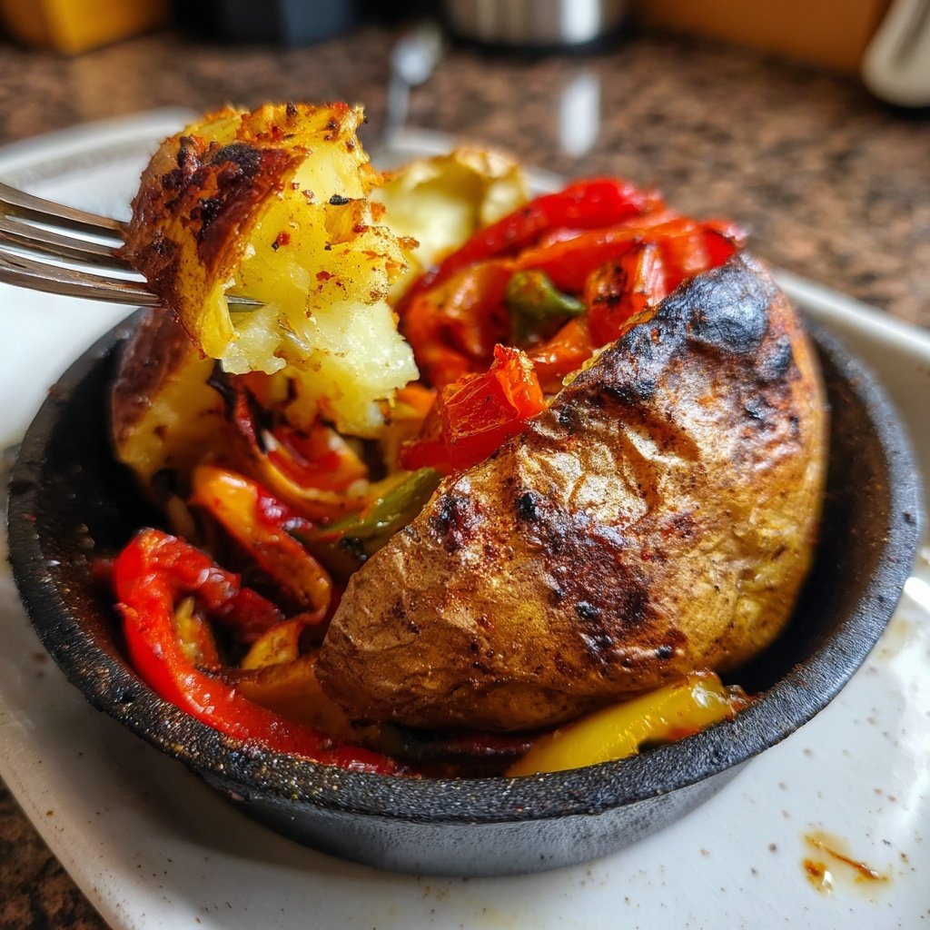 Ofenkartoffeln mit Paprika
