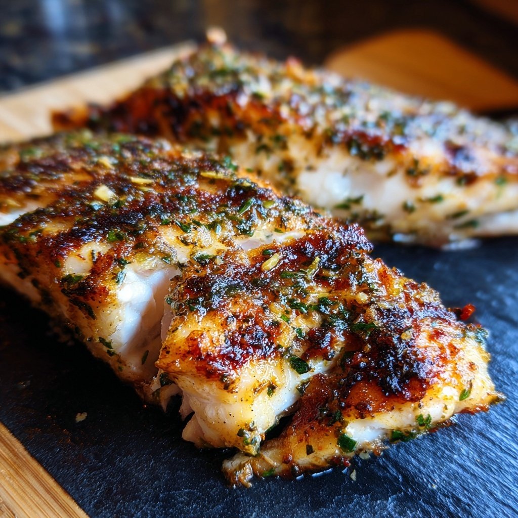 Gesund & Leicht Zitronen-Gegrillter Fisch