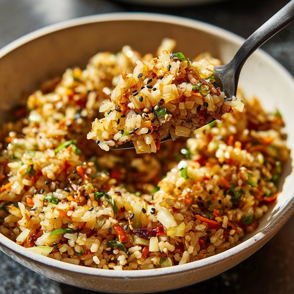 Gebratener Reis mit Sesamöl