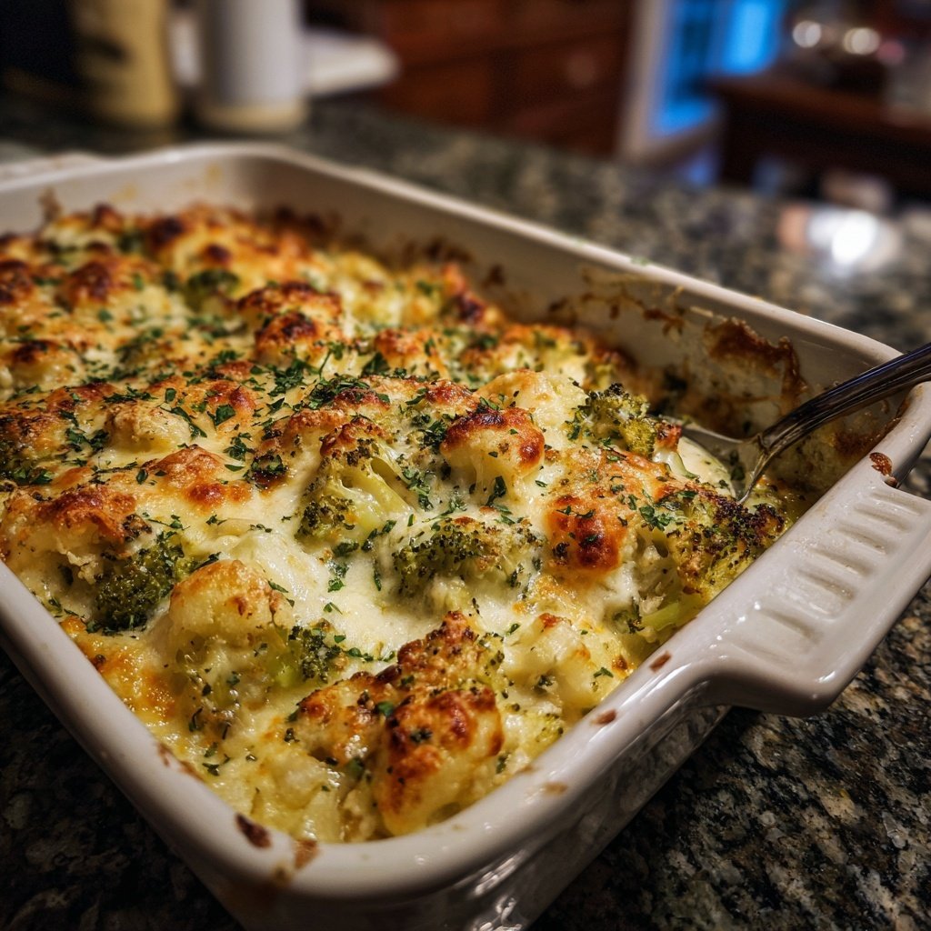 Blumenkohl Auflauf Mit Brokkoli